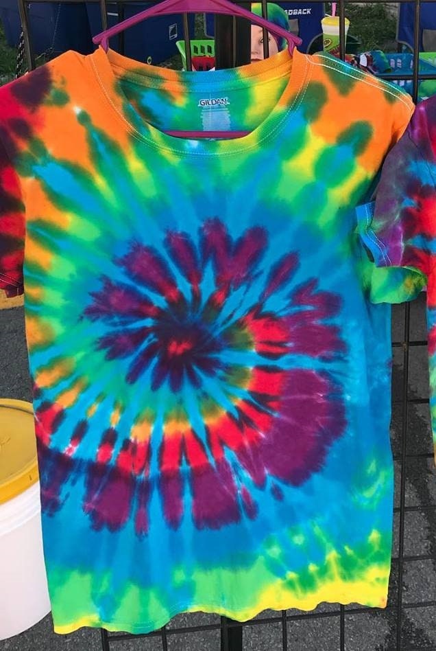 Dippy Hippie Tie Dyes Logo T-shirt Adult Small to 3X