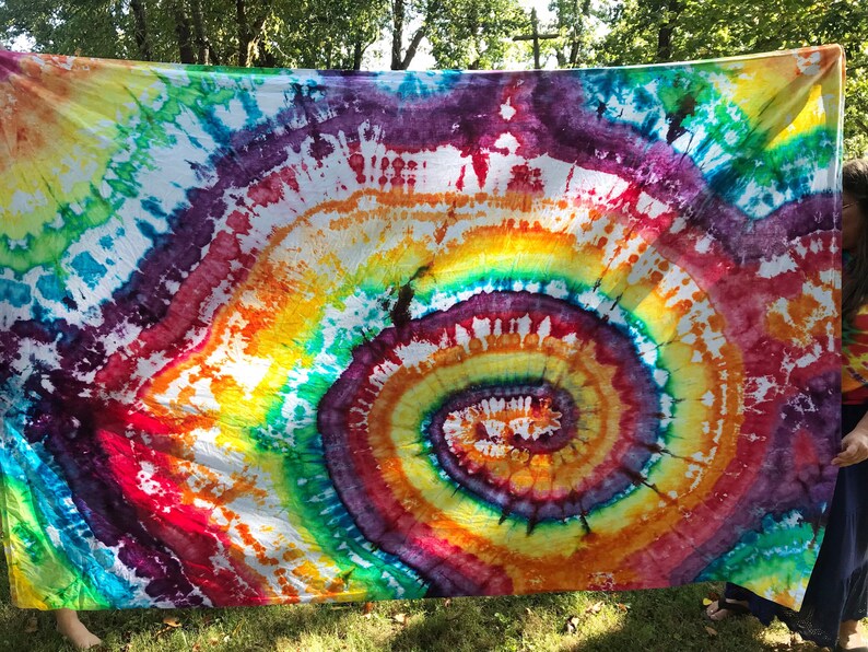 Tapestry Wall Hanging Handmade Tie Dye 3 sizes You choose Etsy