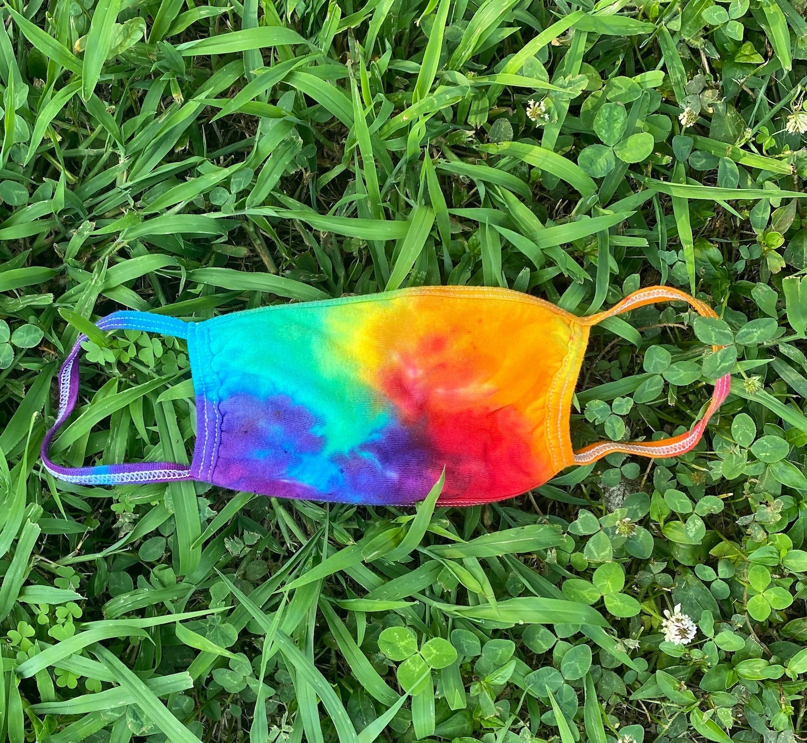 Tie Dye Face Mask Washable Cotton Adult handmade Tie Dye Etsy