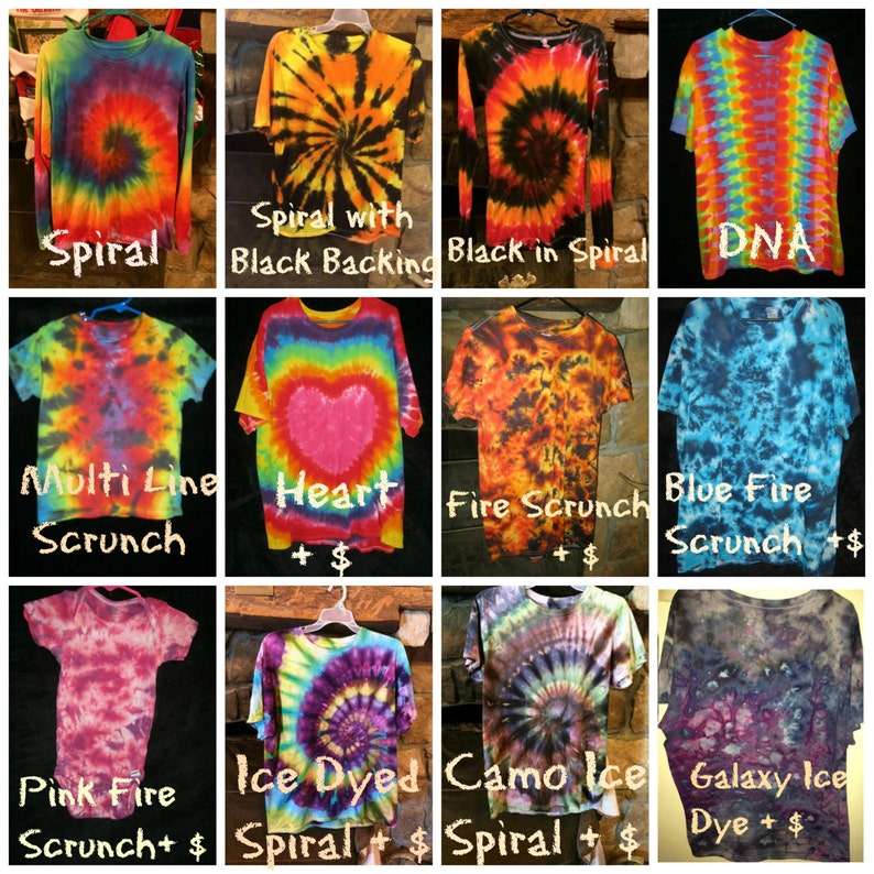 Bed Sheet Sets Handmade Tie Dye You choose colors and tie dye style