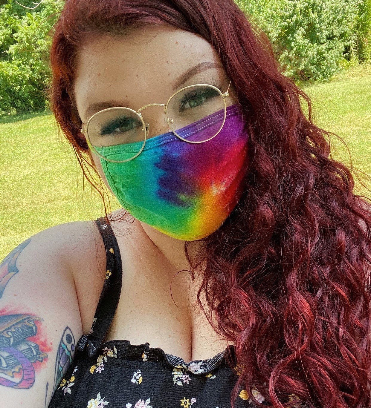 Tie Dye Face Mask Washable Cotton Adult (Handmade Tie Dye) MADE IN KY