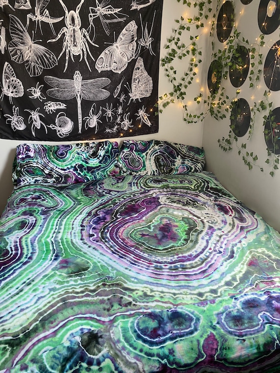 Bed Sheet Sets or Duvet Set Handmade Tie Dye you Choose Colors and Tie Dye Style Etsy