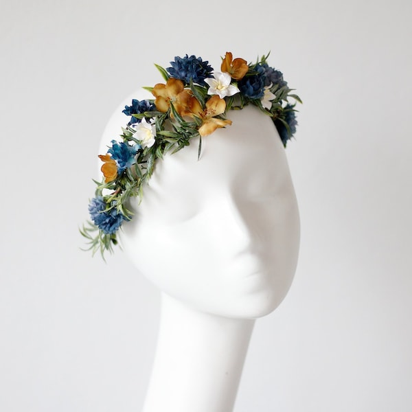 Flower crown wedding vintage