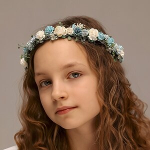 FUKPO Cerchietto Coroncina Principessa Bambina Argento, Corona Principessa Bambina Bambino Compleanno, Diadema Tiara Principessa Coroncina Compleanno Bimbo Bimba