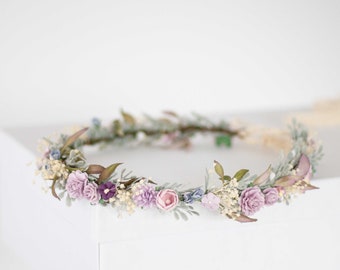 Bloemen Diadeem Bruid Bloemenkroon Tiara Nepbloemen Bruids Tiara Bloemen Bruid Bloemen Haar Bloemenslinger Vintage Hoofd Krans Hoofdband