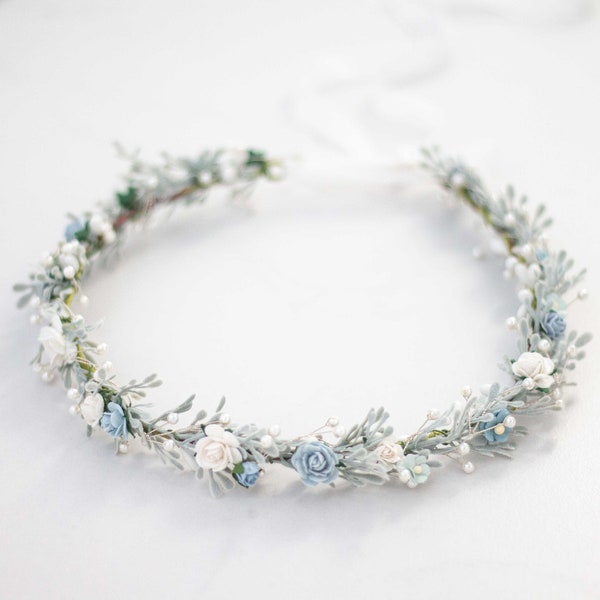 Bloemen Diadeem Bruid Bloemenkroon Tiara Nepbloemen Bruids Tiara Bloemen Bruid Bloemen Haar Bloemenslinger Vintage Hoofd Krans Hoofdband