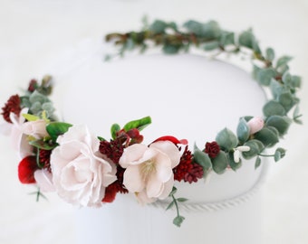 Couronne De Fleurs Cheveux Etsy