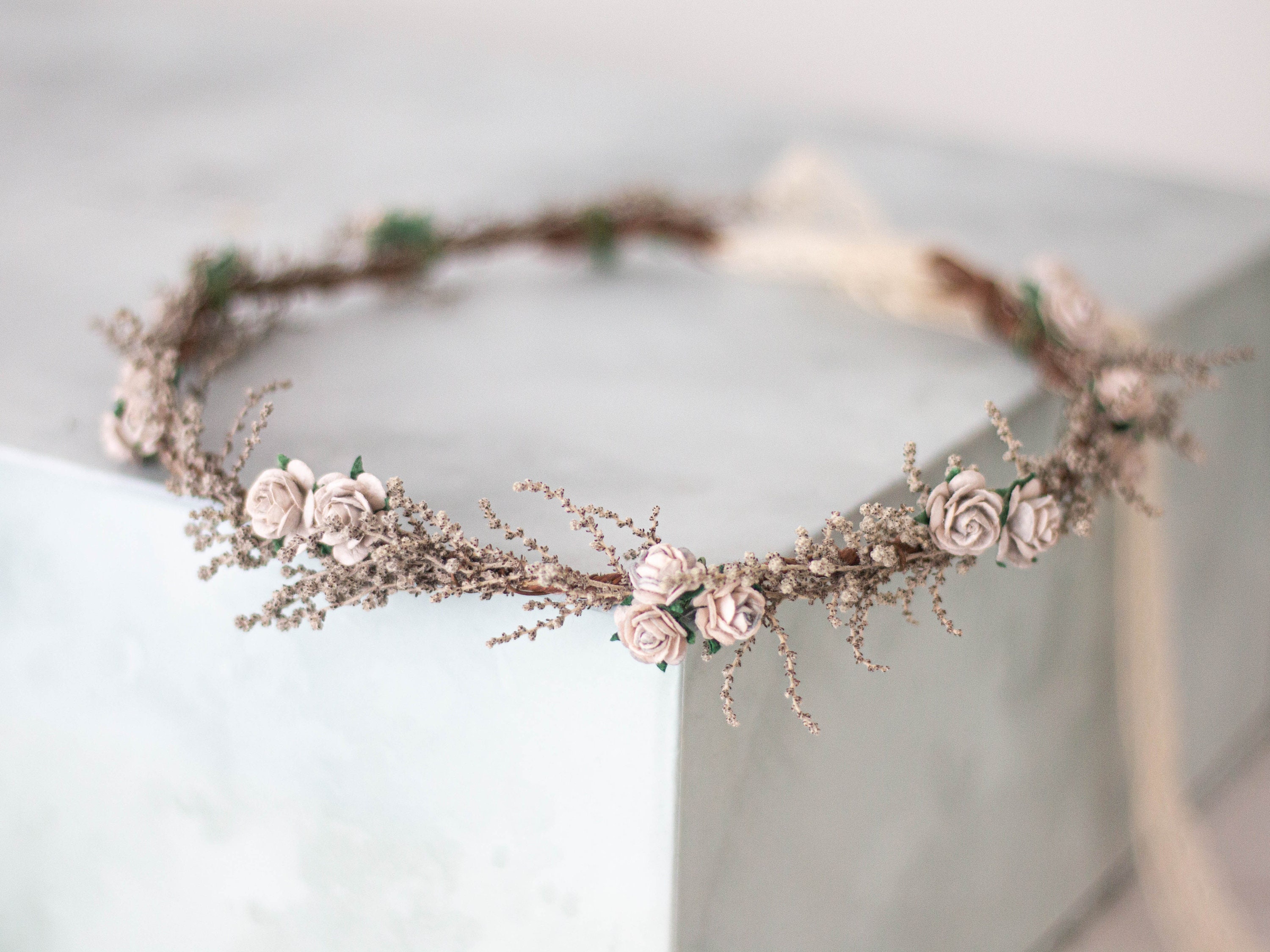 Thin flower crown deals