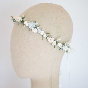 Couronne de Fleurs Mariage Couronne de Fleurs Cheveux Enfant Fille Adulte Boheme Fleurs Artificielles Fille de Fleur Bandeau avec Fleurs image 5