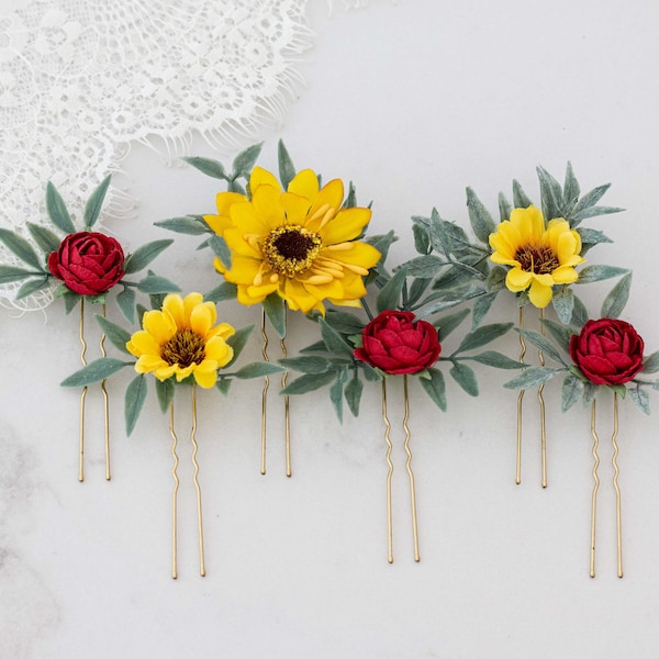 Yellow Bobby Pins Etsy