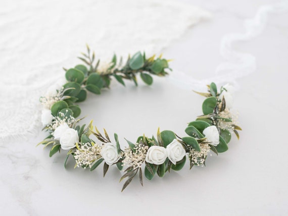 eucalyptus flower crown