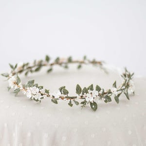 Haarkranz Blumen, Blumenkranz Hochzeit, Brautkranz, Haarkränzchen, Blütenkranz, Blumenband Braut, Blumenkrone Mädchen, Kommunion Kränzchen