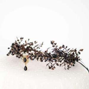 Elfenkrone, Märchenkrone, Feen Haarkranz, Elf Tiara, Blumenkranz Hochzeit, Haarkranz für Fotoshooting, Cosplay Krone, Festival Renaissance