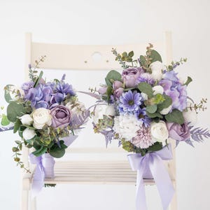 Bouquet de mariage en fleurs artificielles
