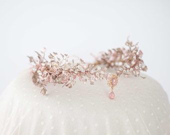 Elfenkrone, Märchenkrone, Feen Haarkranz, Elf Tiara, Blumenkranz Hochzeit, Haarkranz für Fotoshooting, Cosplay Krone, Festival Renaissance