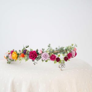 Elfenkrone, Märchenkrone, Feen Haarkranz, Elf Tiara, Blumenkranz Hochzeit, Haarkranz für Fotoshooting, Cosplay Krone, Festival Renaissance