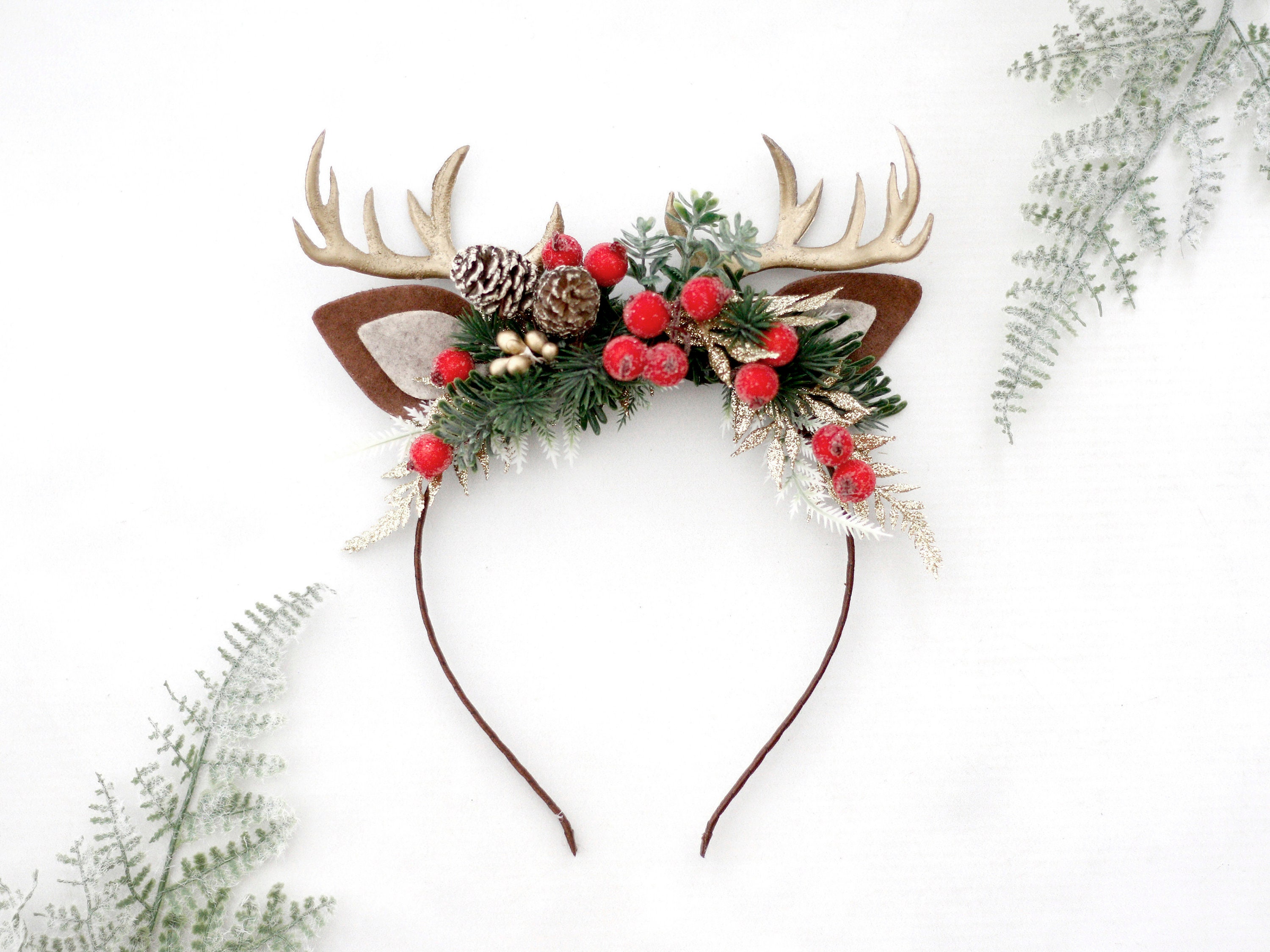 reindeer head band