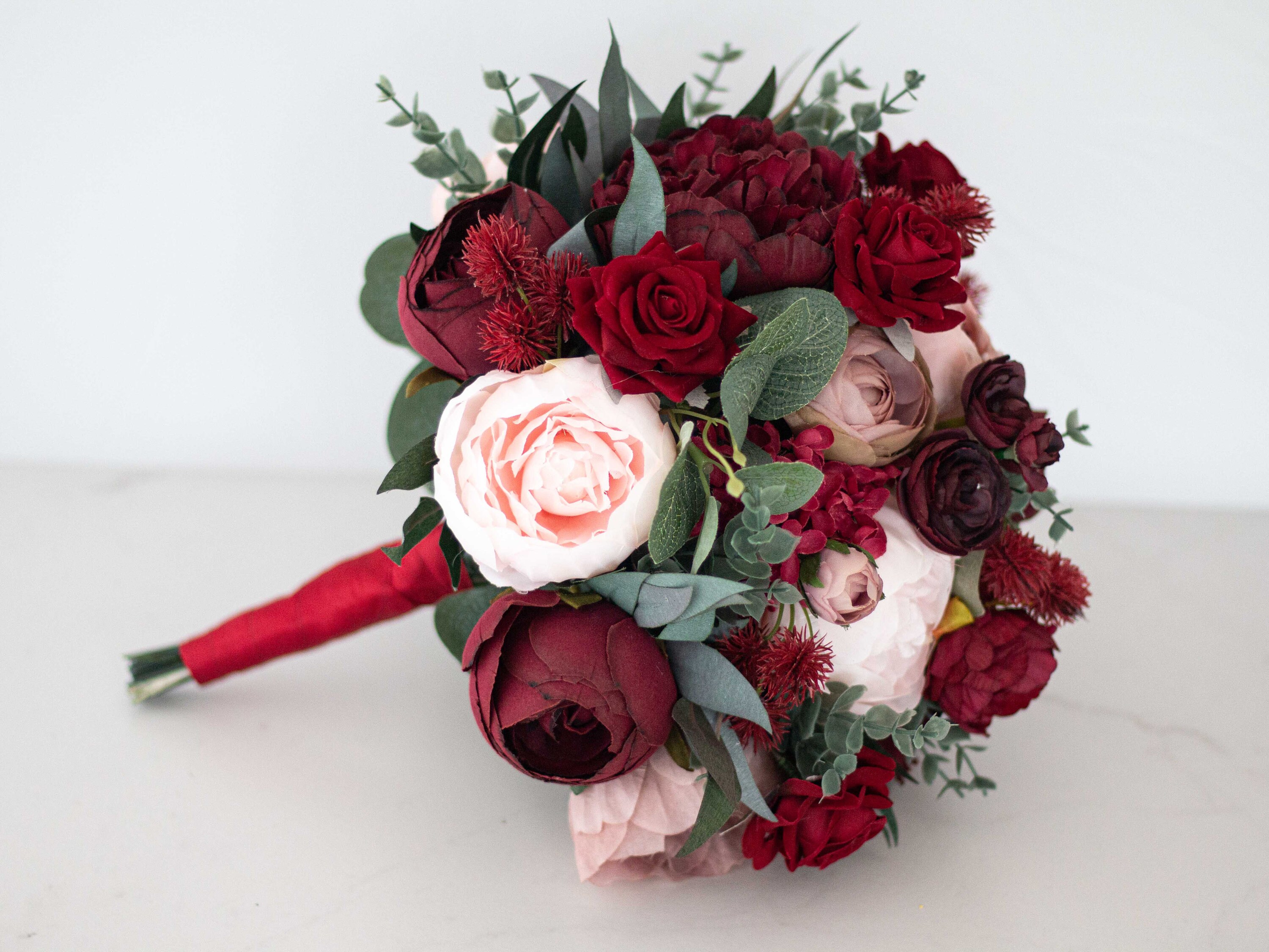 wedding flowers red