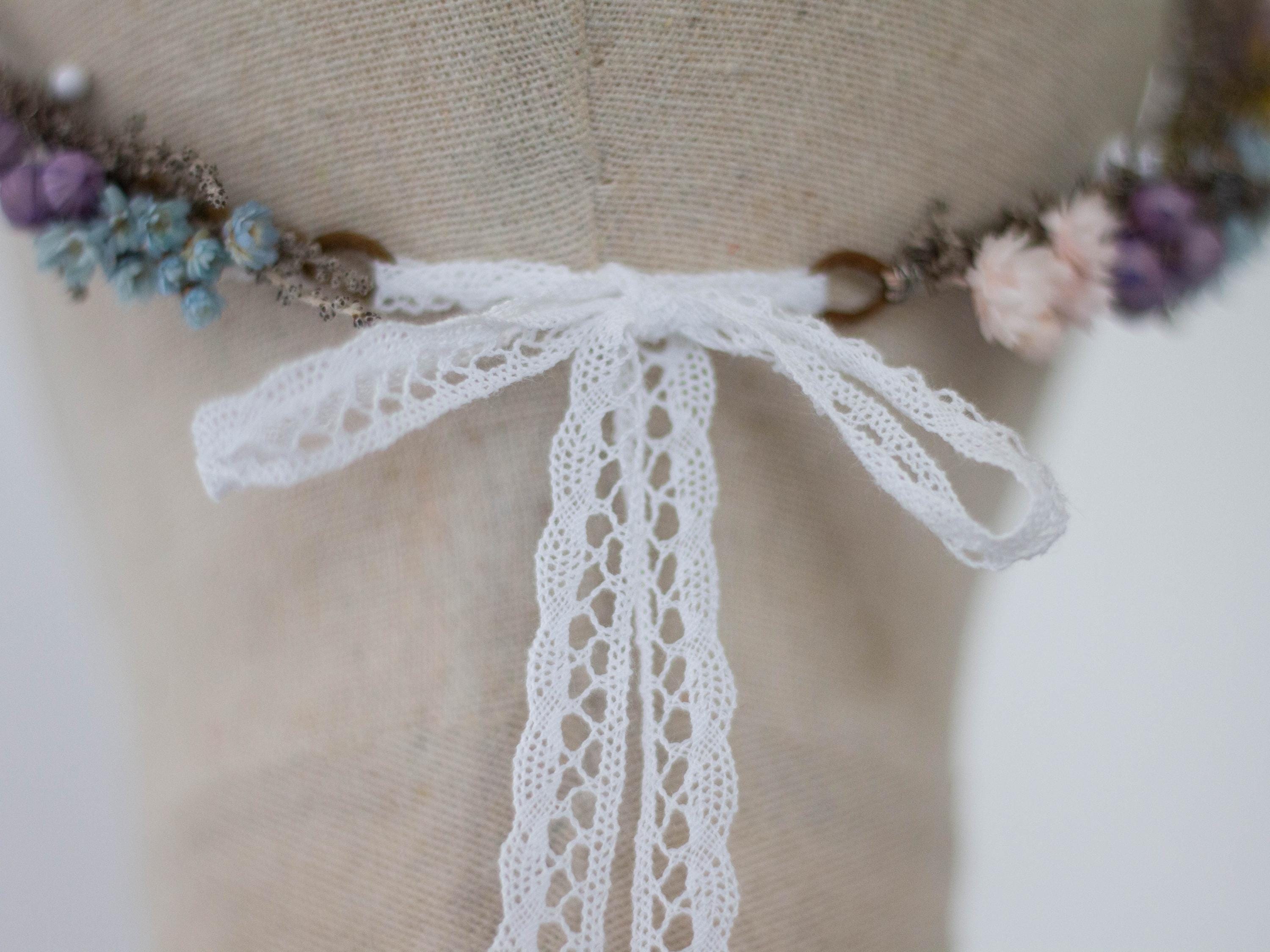 【uuu】meadow flower クラウン Meadow Flower Crown With Dried Flowers, Wild Floral Hair