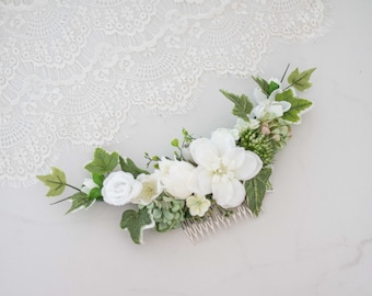 Haarkamm Blüten, Blumenkamm, Vintage Haarkamm, Blüten Haarkamm, Braut Haarschmuck Blumen, Hochzeit Haarkamm, Hochzeitskamm, Braut Haarkamm