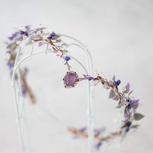 Tiara Elfica Amatista