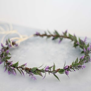 thin headband Purple Floral Thin thin headband Purple Floral Thin