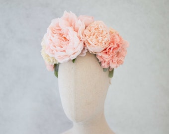 Haarreif mit Blumen, Blumenhaarreif Hochzeit, Blumenband Haarreif, Brautkranz, Dirndlkranz, Haarkränzchen, Braut Haarkranz, Blumenkrone