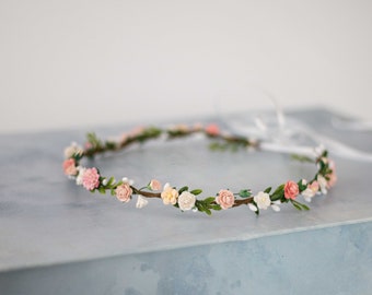 Eucalyptus flower crown wedding, green flower crown, eucalyptus headband, greenery bridal wreath, wedding headpiece, flower girl halo