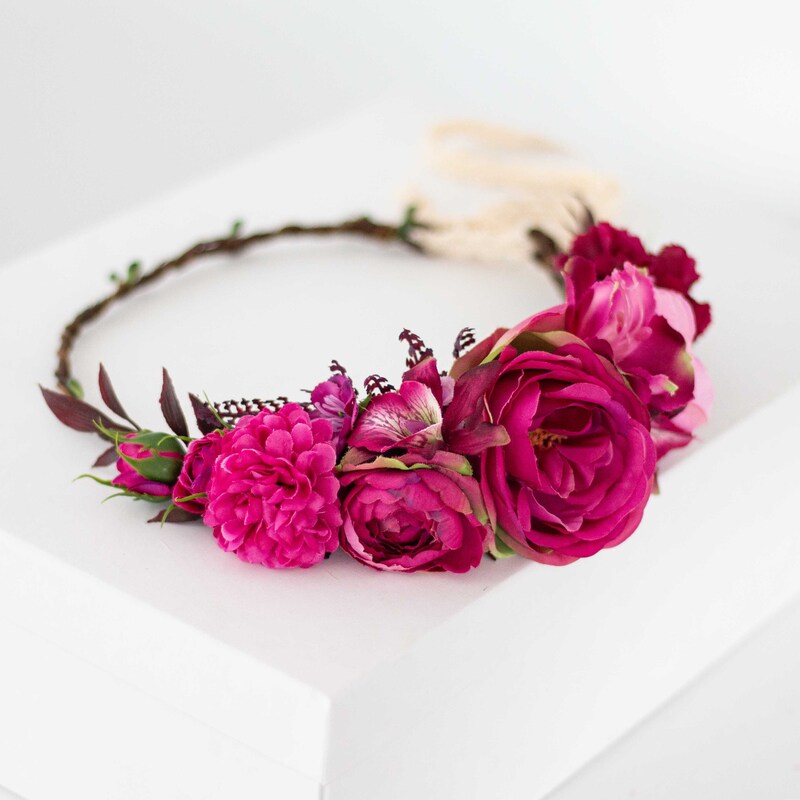 bridesmaid headpiece flower