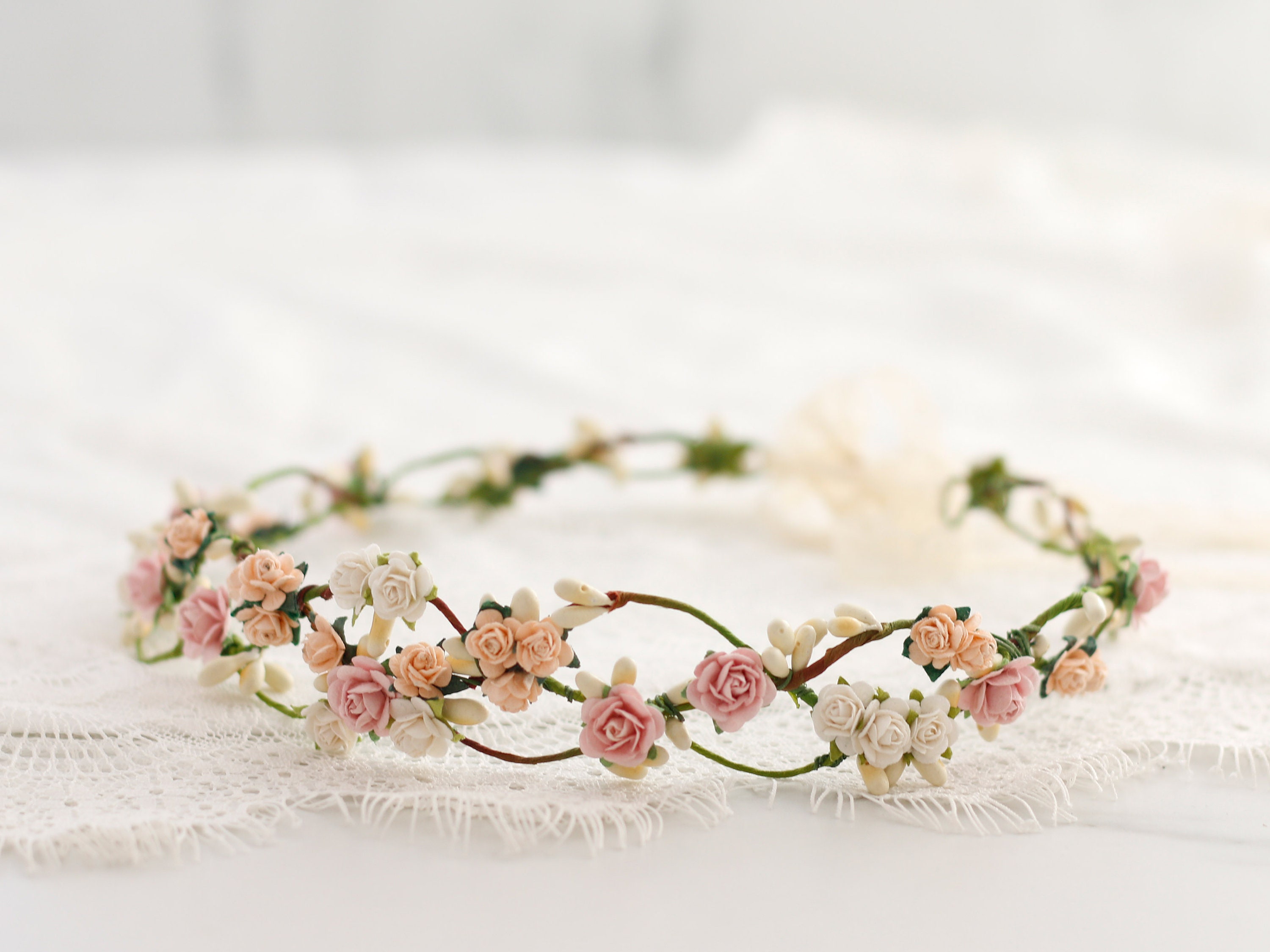 dainty flower crown
