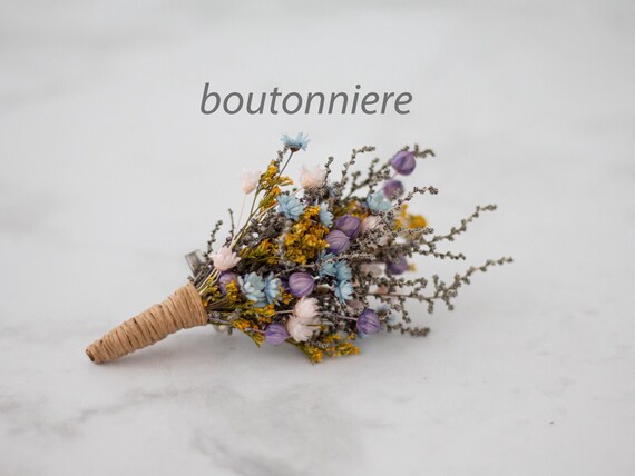 Meadow Flower Crown With Dried Flowers, Wild Floral Hair