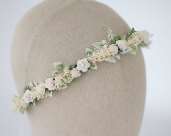 Bloemen Diadeem Bruid Bloemenkroon Tiara Nepbloemen Bruids Tiara Bloemen Bruid Bloemen Haar Bloemenslinger Vintage Hoofd Krans Hoofdband