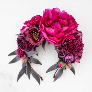 Coroa de Flores Artificias Noiva Coroa de Folhas Galho de Madeira Assimétricas Casamento Floral Diadema Nupcial Guirlanda Faixa De Cabelo