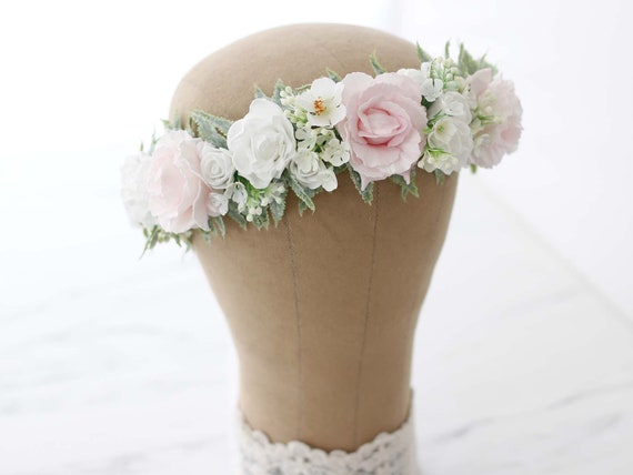 Corona di fiori per capelli, coroncine di fiori artificiali, corona  floreale per le nozze -  Italia