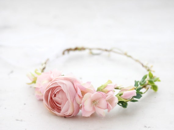 Corona di fiori per capelli, coroncine di fiori artificiali, corona  floreale per le nozze -  Italia