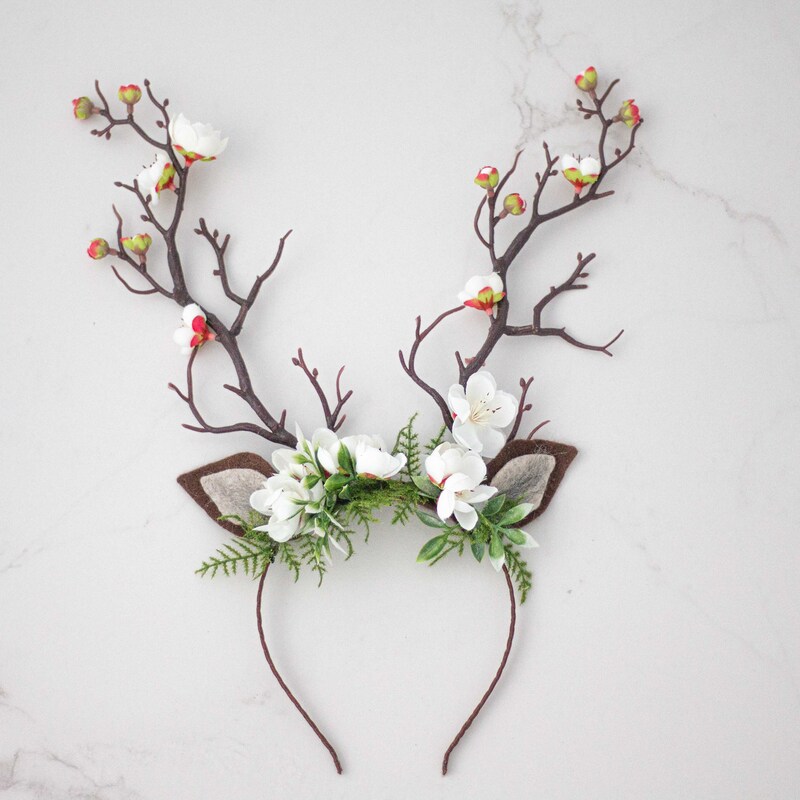 Antler Floral Hat - Ready to Ship