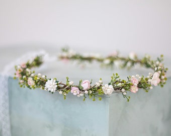 Coroa de Flores Artificias Noiva Coroa de Folhas Galho de Madeira Assimétricas Casamento Floral Diadema Nupcial Guirlanda Faixa De Cabelo