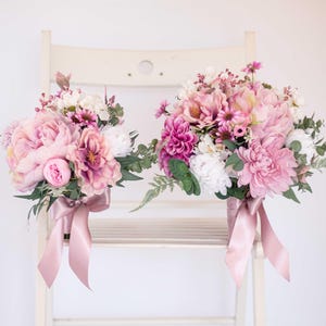 Bouquet de mariage en fleurs artificielles