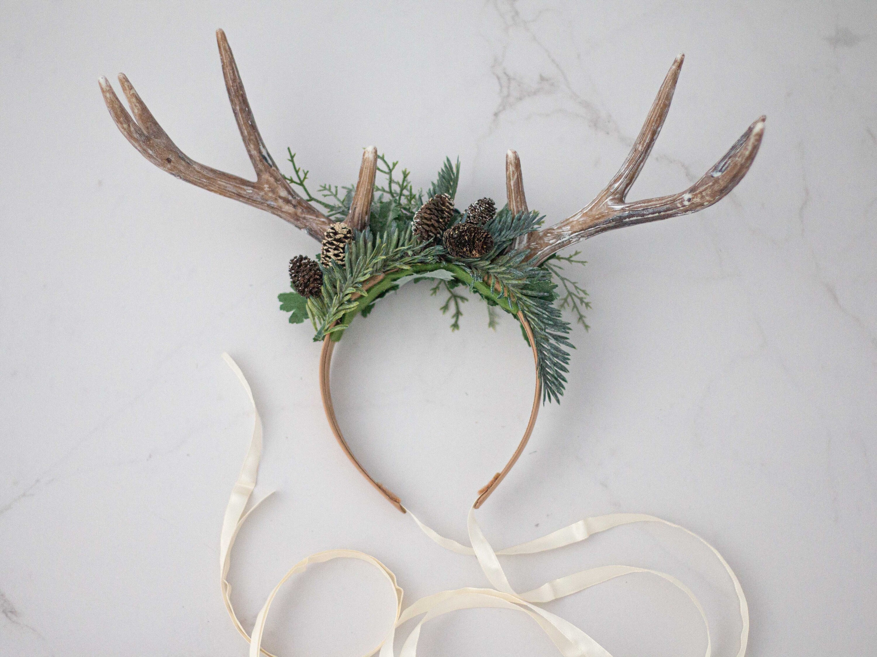 Serre-Tête Cerf Femme - Jour De Fête - Serre-têtes - Bonnets De Père Noël, Serre-têtes