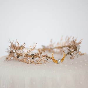 Elfenkrone, Märchenkrone, Feen Haarkranz, Elf Tiara, Blumenkranz Hochzeit, Haarkranz für Fotoshooting, Cosplay Krone, Festival Renaissance