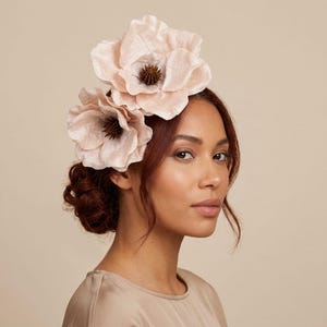 Brown and Cream Fascinators - Etsy display picture 2