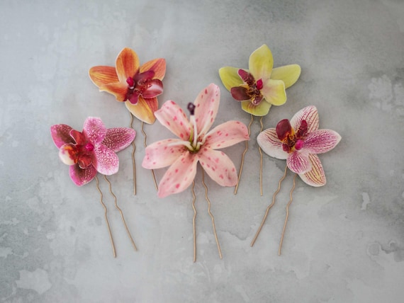 Flower bobby pins discount