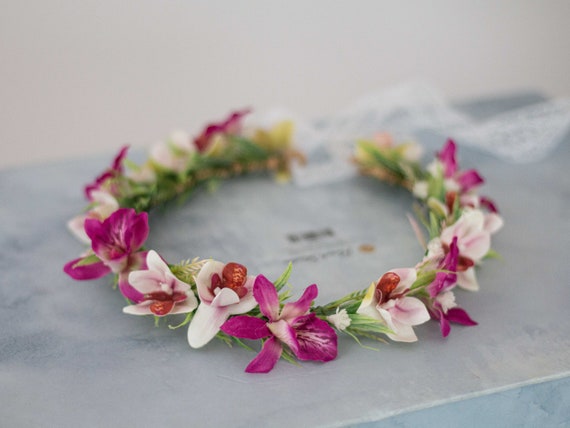 Style Me Beautiful Bridal Set || Bouquet and flower crown || — The Happy  Haku