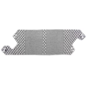 Pulsera de plata antigua B104-AS SG Liquid Metal de Sergio Gutiérrez. Bolsa DE SG y paño de limpieza incluido