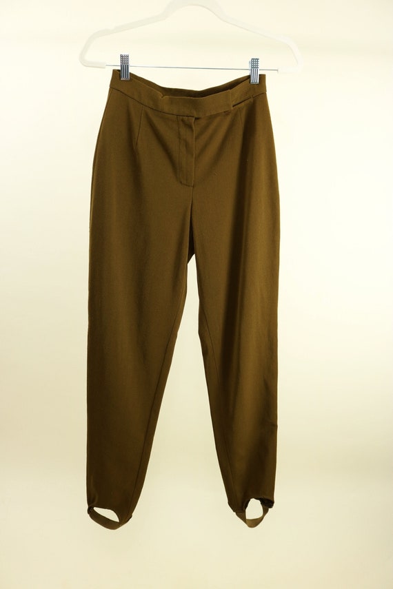 Vintage 80's DKNY Gold Stirrup Pants