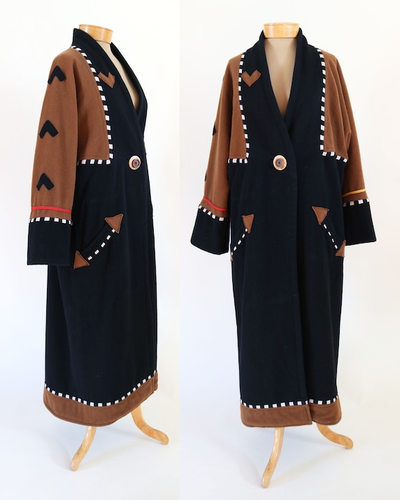 Vintage 80s Oversized Southwestern Wool Blanket Co