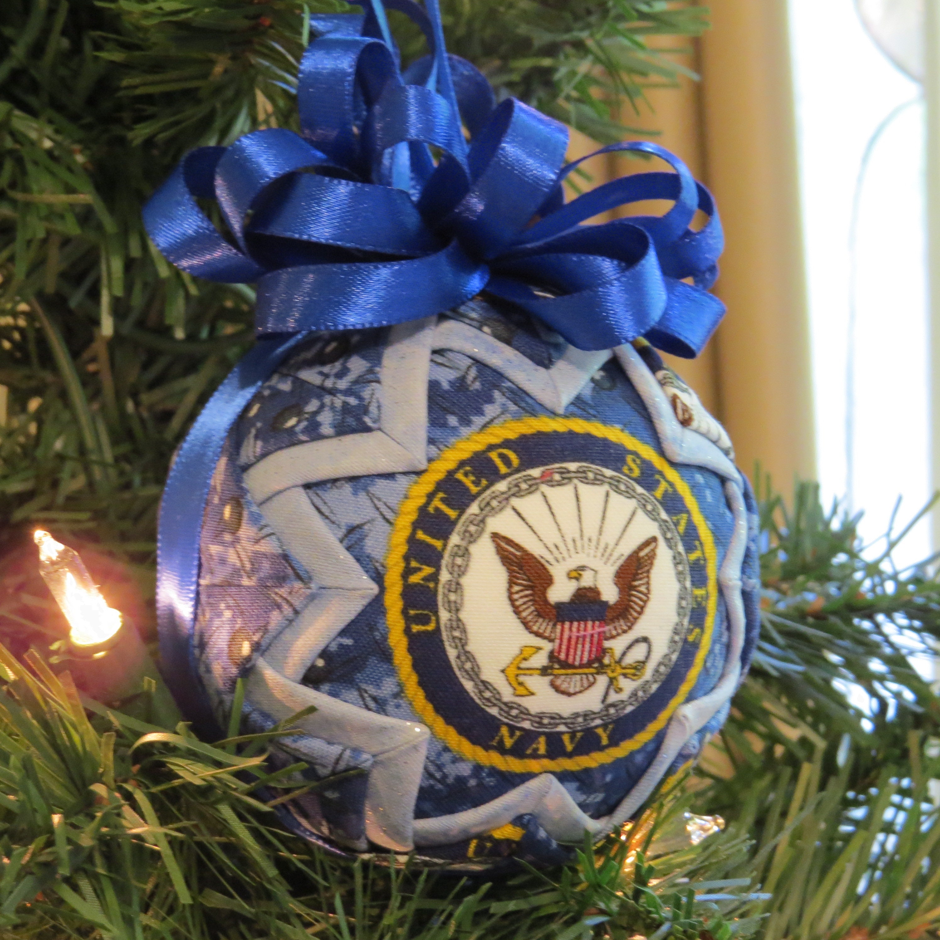 Navy Scale Wooden ornaments