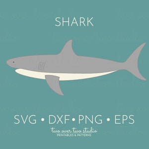 Shark Clipart, Commercial Use, Shark Clip Art, Shark SVG, Gray Shark Illustration, Sharks PNG Transparent Background, Simple, Preppy