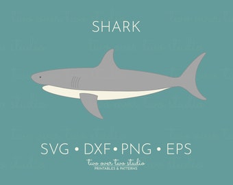 Shark Clipart, Commercial Use, Shark Clip Art, Shark SVG, Gray Shark Illustration, Sharks PNG Transparent Background, Simple, Preppy