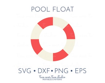 Pool Float SVG-fil, kommersiellt bruk, livräddare Clipart, innerrörsklippfil, rörfloat Clip Art, livring, flytanordning, nautisk